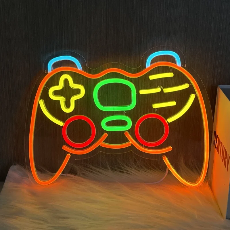 

Gamepad Neon, Perfectly Decorating A Gaming Room, Esports Space or Entertainment Corner. USB Powered and With Dimmer Switch