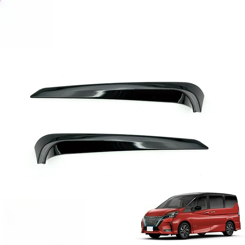 Front Fog Light Cover Lamp Ring Exterior Decoration Accessories Car Styling Trim Parts For NISSAN SERENA C27 2017 2018 2019