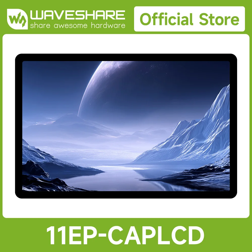 Waveshare 11inch High Resolution Capacitive Touch Display, 1920×1200 10-Point Touch, Optical Bonding Toughened Glass Panel