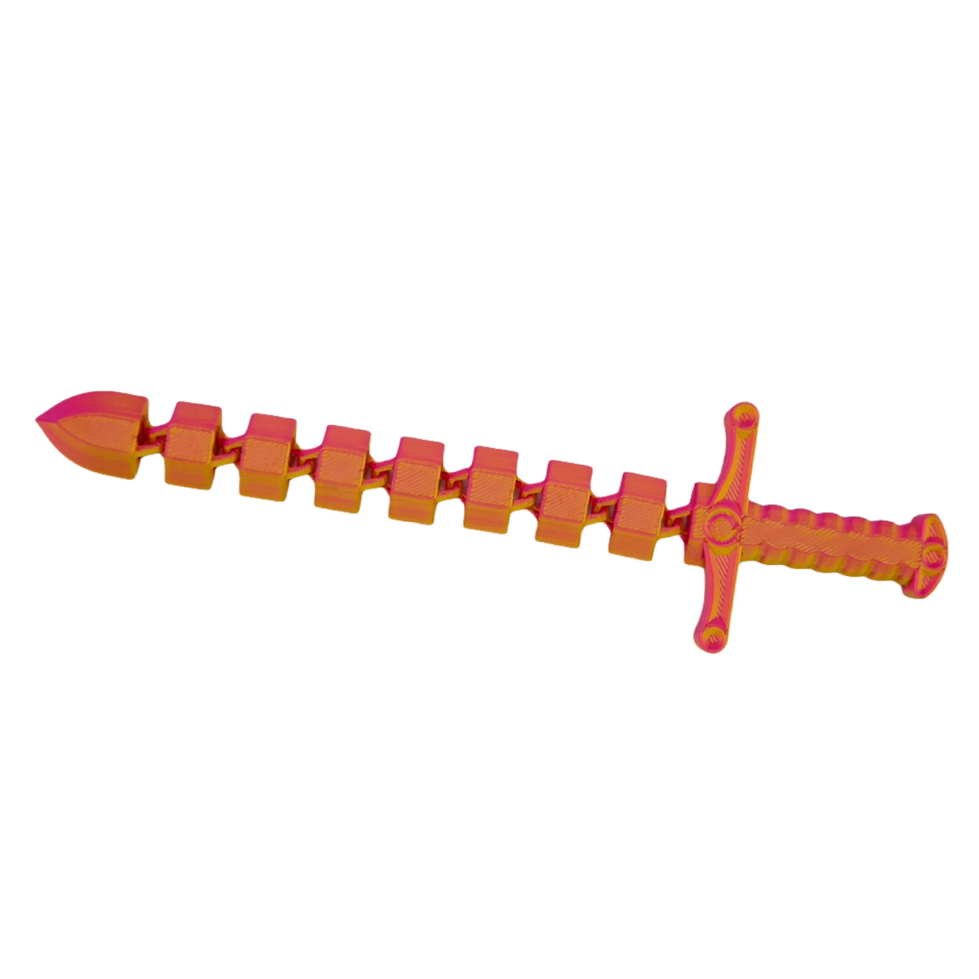 New 3D Printed Sword Movable Joint Simulation Sword Figurine Creative Home Office Desktop Ornament2025 New Year Gift Crafts Gift view 6