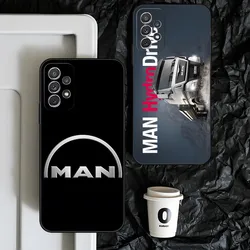 Man Trucks Logo Phone Case For Samsung 24 23 plus Suitable for S22 PRO S21 FE S20 S10 E Lite S8 S9 S30 5G Mobile Phone Cases