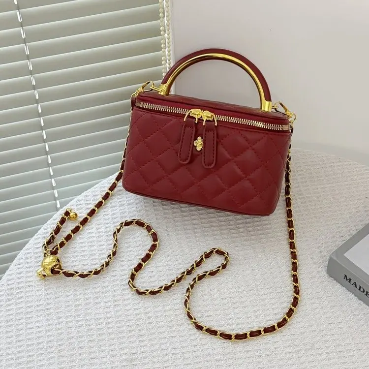 

Новая женская сумка через плечо 2025 года, винтажная, в форме подушки, с высококачественной текстурой, для повседневного использования