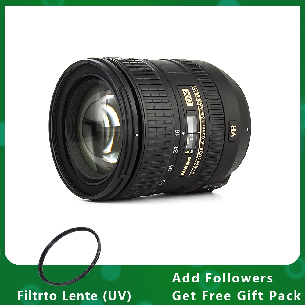 Nikon AF-S DX NIKKOR 16-85mm f/3.5-5.6G ED VR Lens