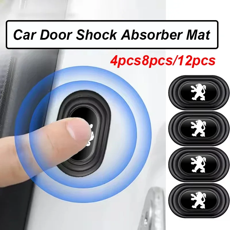 Car Door Shock Absorber Pad for Peugeot RCZ 108 206 207 306 307 308 407 408 508 2008 3008 4008 5008 Anti Collision Stickers Mat