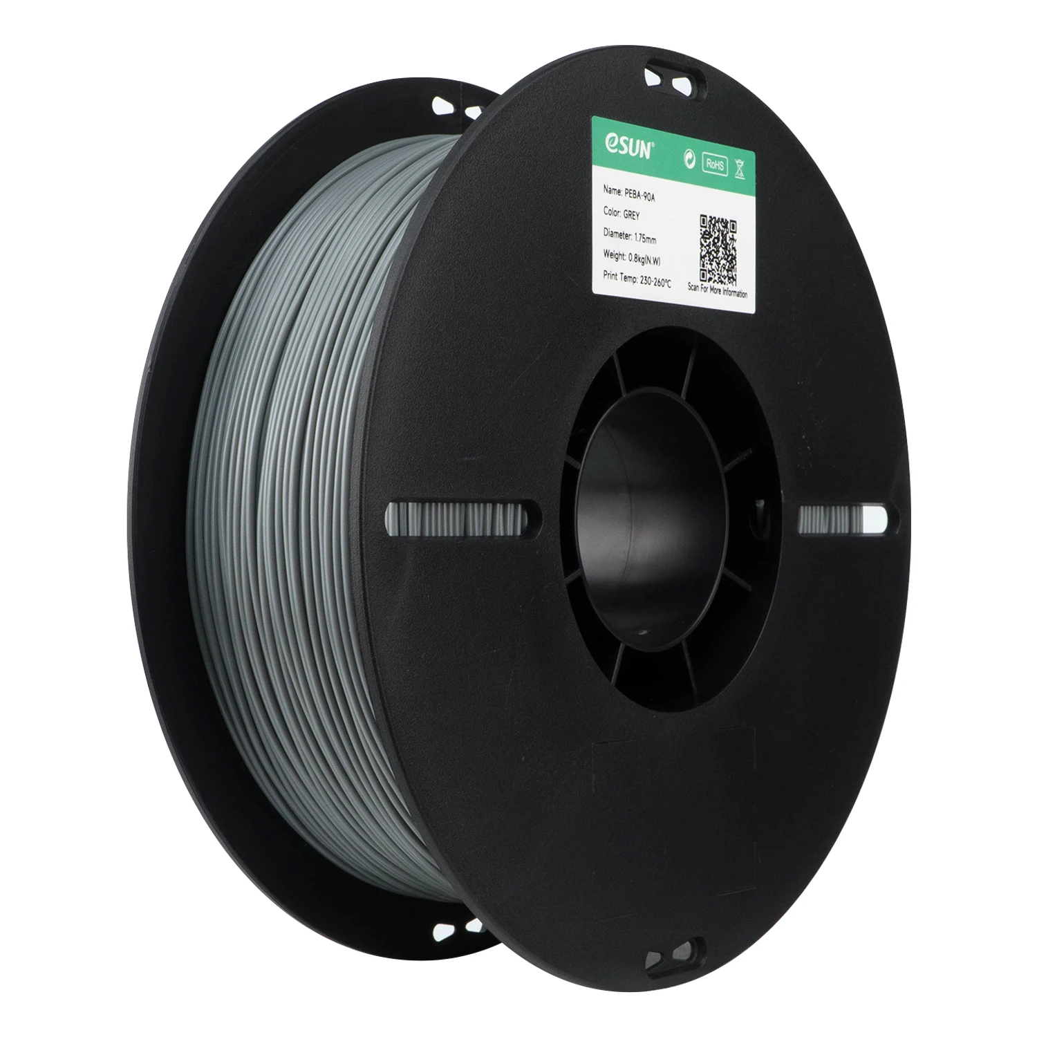 eSUN PEBA-90A 3D-filamenten 0,8 kg 1,75 mm Hoge elasticiteit PEBA 3D-printfilament Lichtgewicht Koudebestendigheid Flexibel PEBA-90A