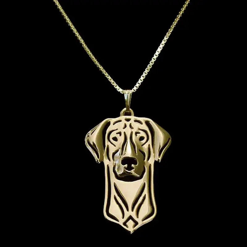 Women's Alloy Pendant Necklaces Lovers' Metal Doberman Dog Necklaces Drop Shipping