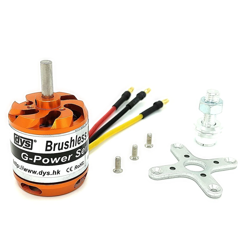 dys D3542 3542 1000KV 1250KV 1450KV Beyond Brushless Motor 2-4s Lipo 5mm Shaft 130g 70A ESC High Power RC Four Helicopters