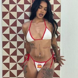 2024 Fashion Sexy Bikini Swimsuit Women Swimwear Push Up Set SPAIN Female Bandage Bathing Suit Summer Beachwear Swimming Biquini