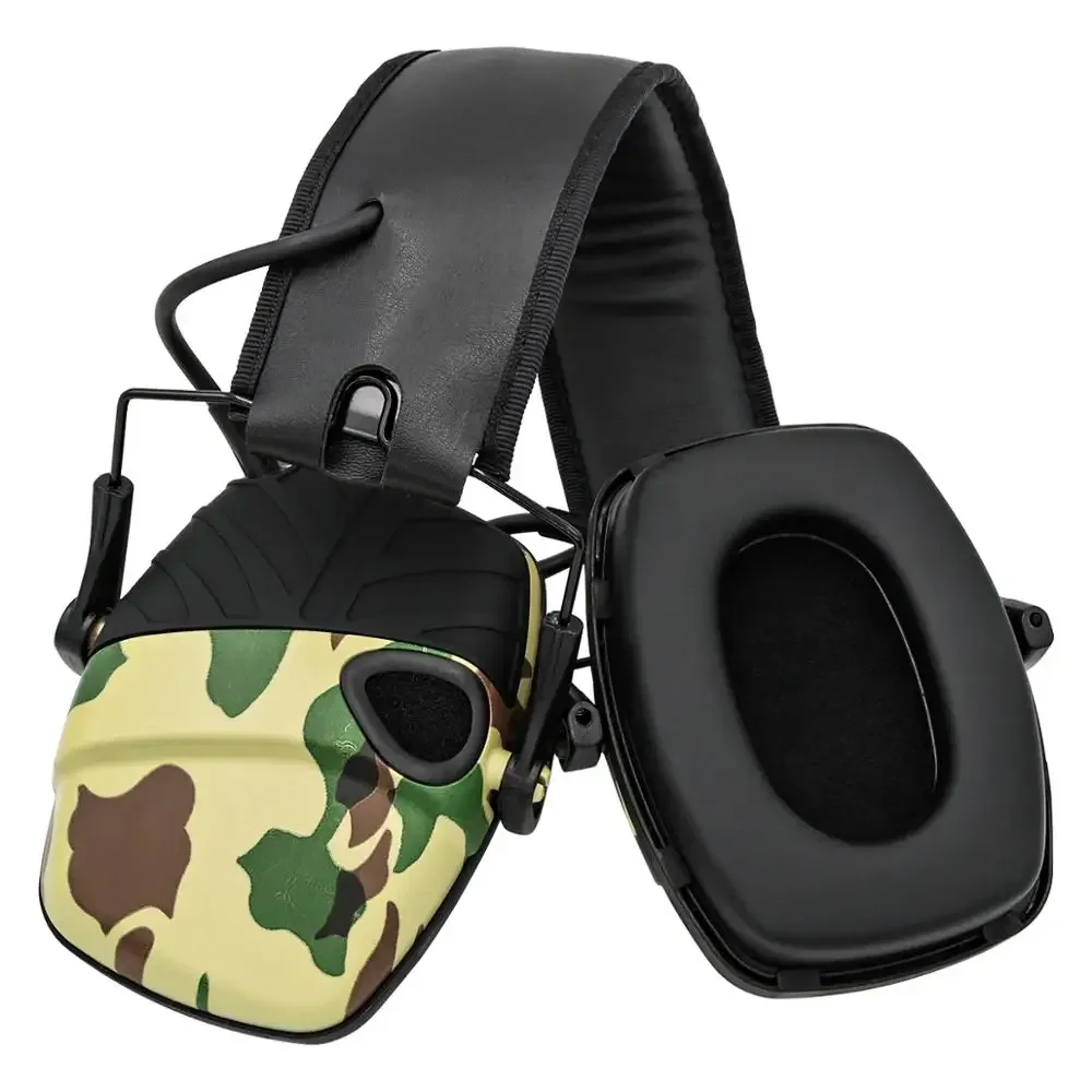 Electronic Shooting Earmuff Amplification Anti-noise Impact Sound Protective Headset Foldable Hearing Protector Outdoor Sport