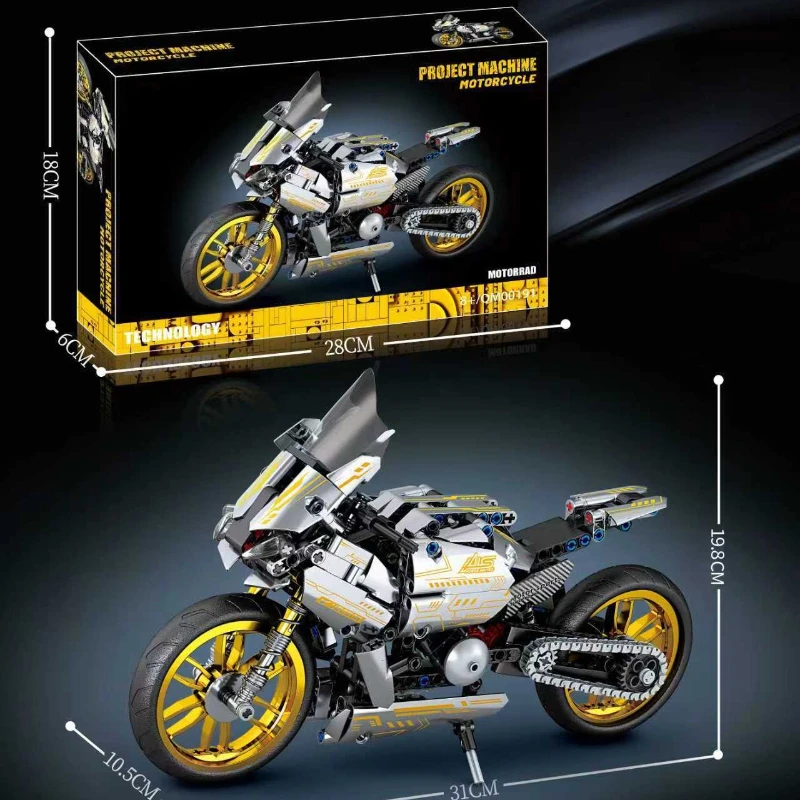 2025 mini blocos de construção técnicos motorycle modelo cidade carro mecânico corrida esporte velocidade super tijolos quebra-cabeça brinquedos presente adulto
