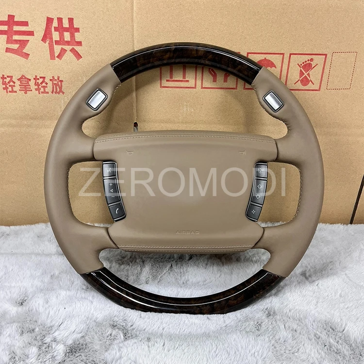 Wood Steering Wheel For BMW 750Li E66 2006 2007 2008 06 07 08