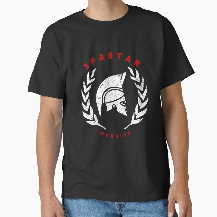 0202  Spartan warrior helmet Ancient greece Gift T Shirt This is sparta Norse mythology Graphic Tee All size Tops S-6XL