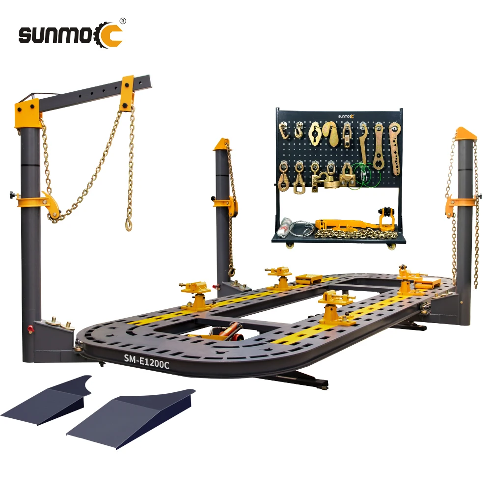 Sunmo Hydraulic cylinder repair bench/car chassis straightener/frame machine