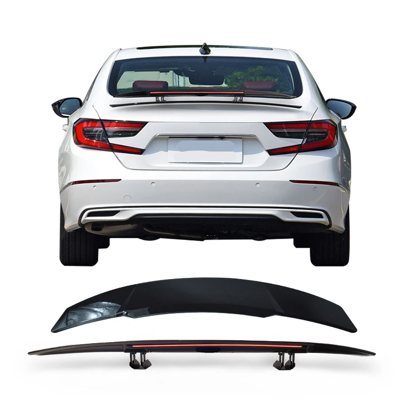 Car Exterior Accessories Universal Rear Wing Electronic Trunk Roof Spoiler For Accord 10th gen 11th gen 2018-2022custom