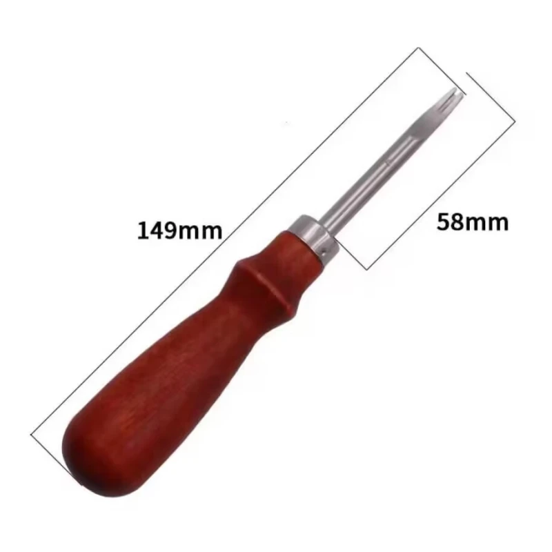 革のエッジベベルナイフ、鋭い切削工具、V字型ブレード、革のトリミング、手作りのDIY、ショベルツール