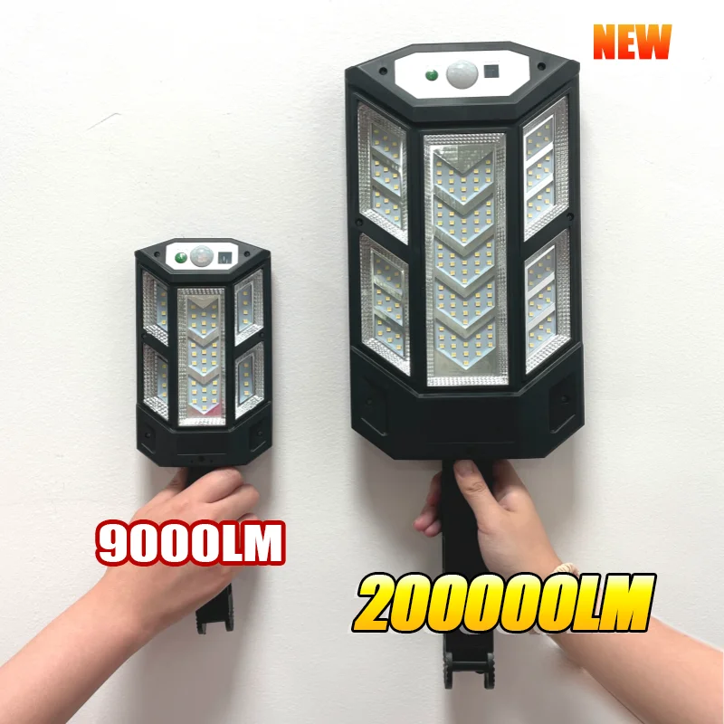 200000LM Powerful Solar Lights IP65 Solar Outdoor Lights Waterproof Motion Sensor Light Garden Street Wall Outdoor Solar Lamp