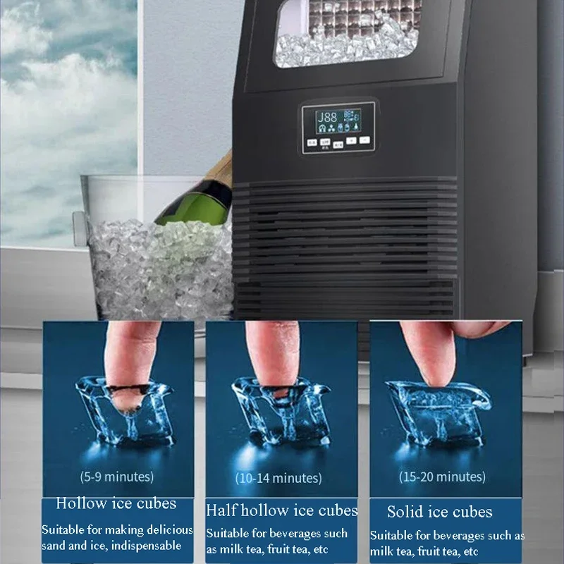 Countertop Ice Maker, Ice Maker Machine 26.5lbs/24Hrs, Portable Ice Maker Machine With Self-Cleaning