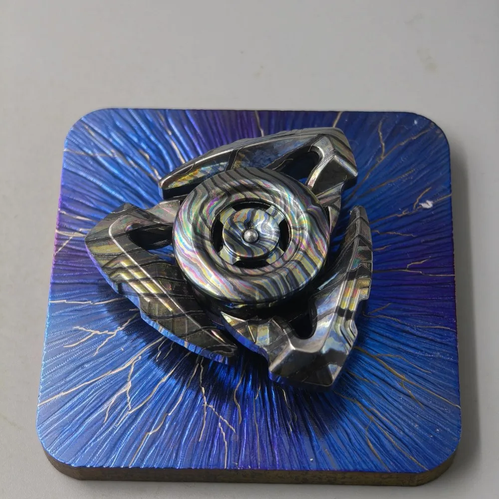 PM2.5 EDC XENO Fidget Spinner de tres hojas Zirconio púrpura Gyro Fidget juguetes para adultos aparatos para aliviar la ansiedad