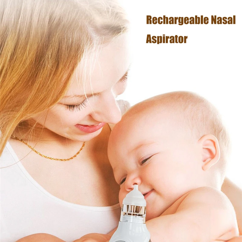 Upgrade Electric Baby Nasal Aspirator Automatic Toddler Nose Sucker With 3 Tips Safe Convenient Infant Nose Suction Device