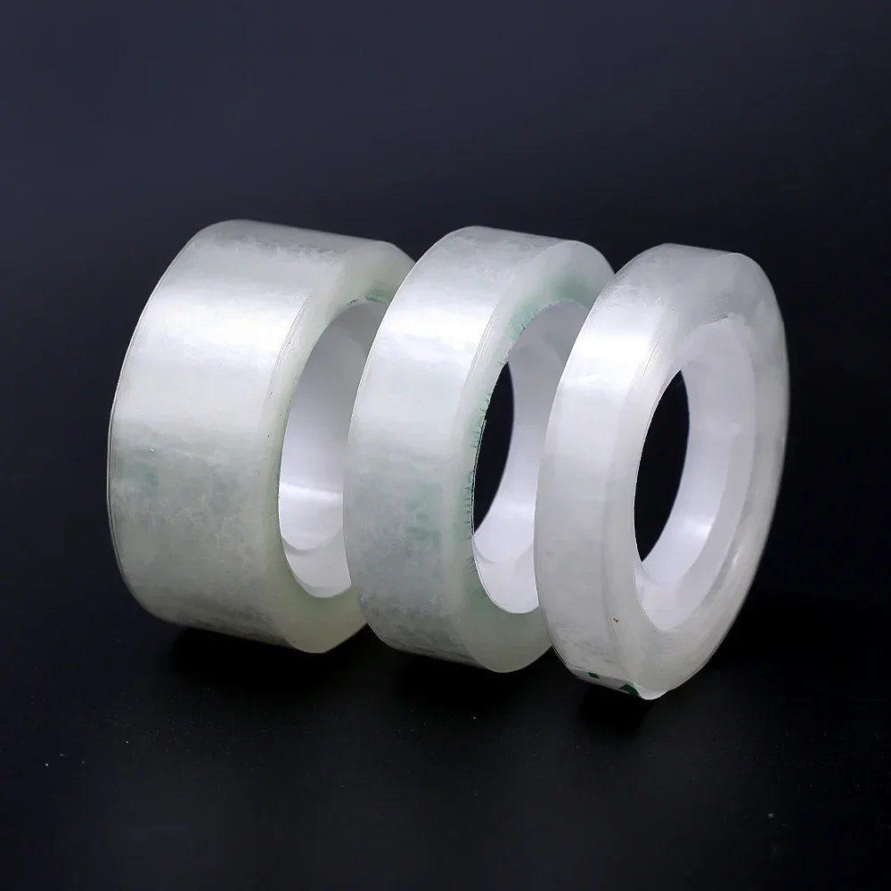 1/10 Rolls Transparent Tape Refills Non-marking Repair Tape DIY Packaging Tool School Office Home Packaging Clipping Clear Tapes
