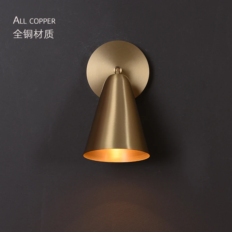 

Modern T1053 Brass bell wall lamp LED wall lamp villa courtyard Wall Light Garden porch Sconce Light garage Luminaire