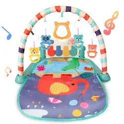 Tapete de juego para gimnasio de bebé, tapete para jugar con Piano, teclado infantil, Centro de juguetes de Educación Temprana, regalos para bebés