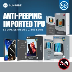 Sunshine-ss-075s ss-075hs ss-057s hd, tpu hidrogel filme, protetor de tela fosco para ss890c série, 870c, y22