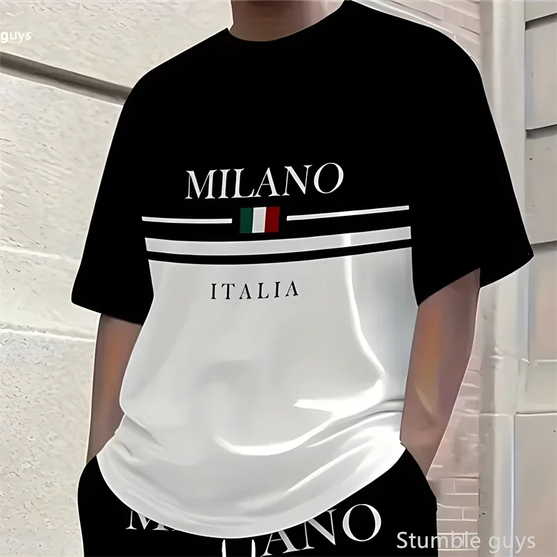 Herren Mode Streetwear Anime T-Shirt Sommer Locker Kurzarm Atmungsaktiv Weicher Stoff Übergroßes Sport-Trikot Oberteil