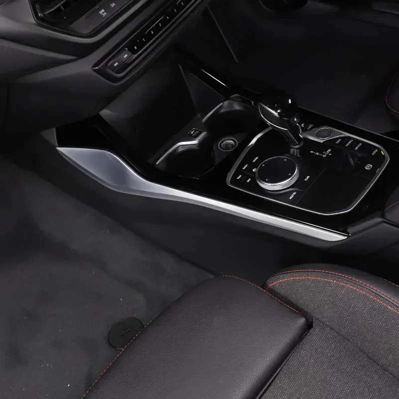 

2 шт. ABS углеродное волокно для BMW 1 2 серии F40 F44 2020-2024 автомобильная центральная панель управления, боковая декоративная полоса, автомобильные аксессуары