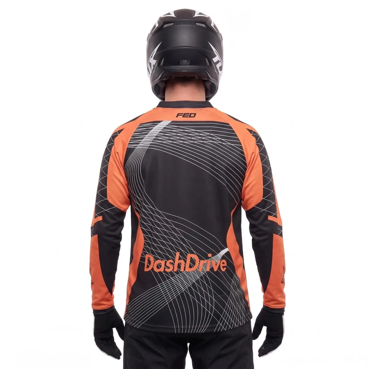 Hot Selling Men's Motocross Jersey Quick Dry Breathable Long Sleeve Loose Fit Moto MX Off Road Dirt Bike Racing Shirt