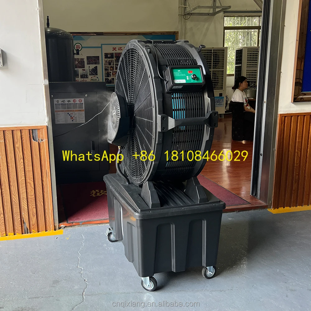 

Промышленные мобильные вентиляторы Z с вентилятором для распылительной воды для заводского наружного промышленного увлажнителя QX DC 220 В/50 ч