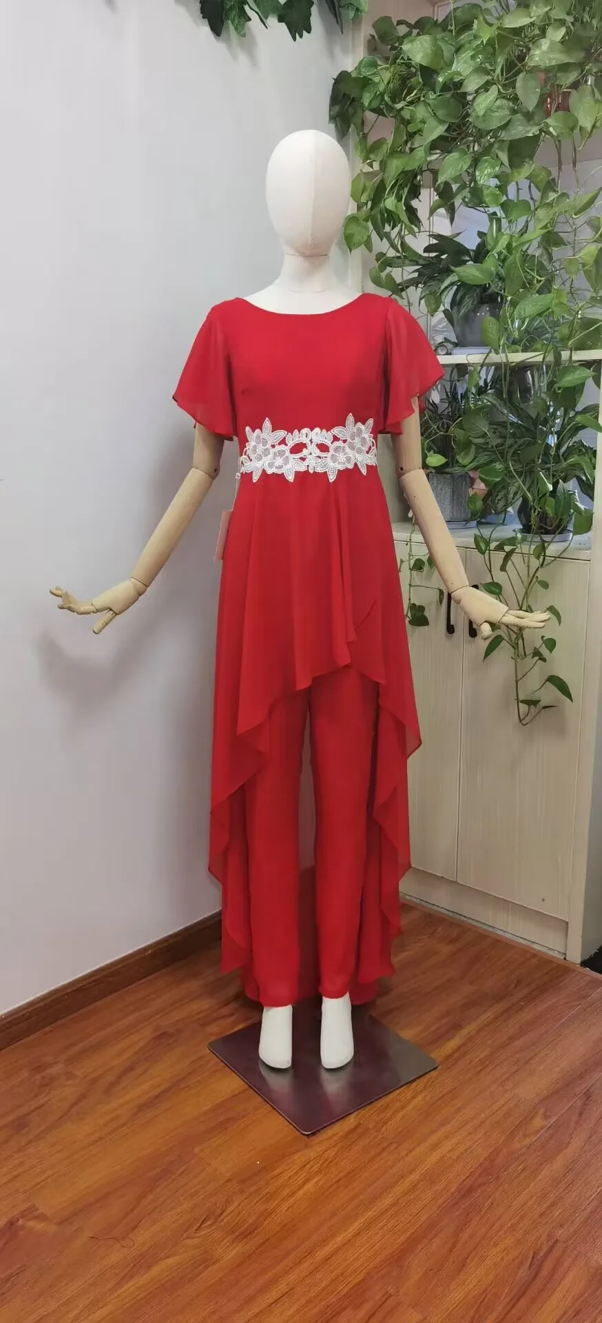 Vestidos largos de noche de gasa para mujer, trajes de fiesta personalizados, elegantes, fotos reales, madre de la novia, bodas