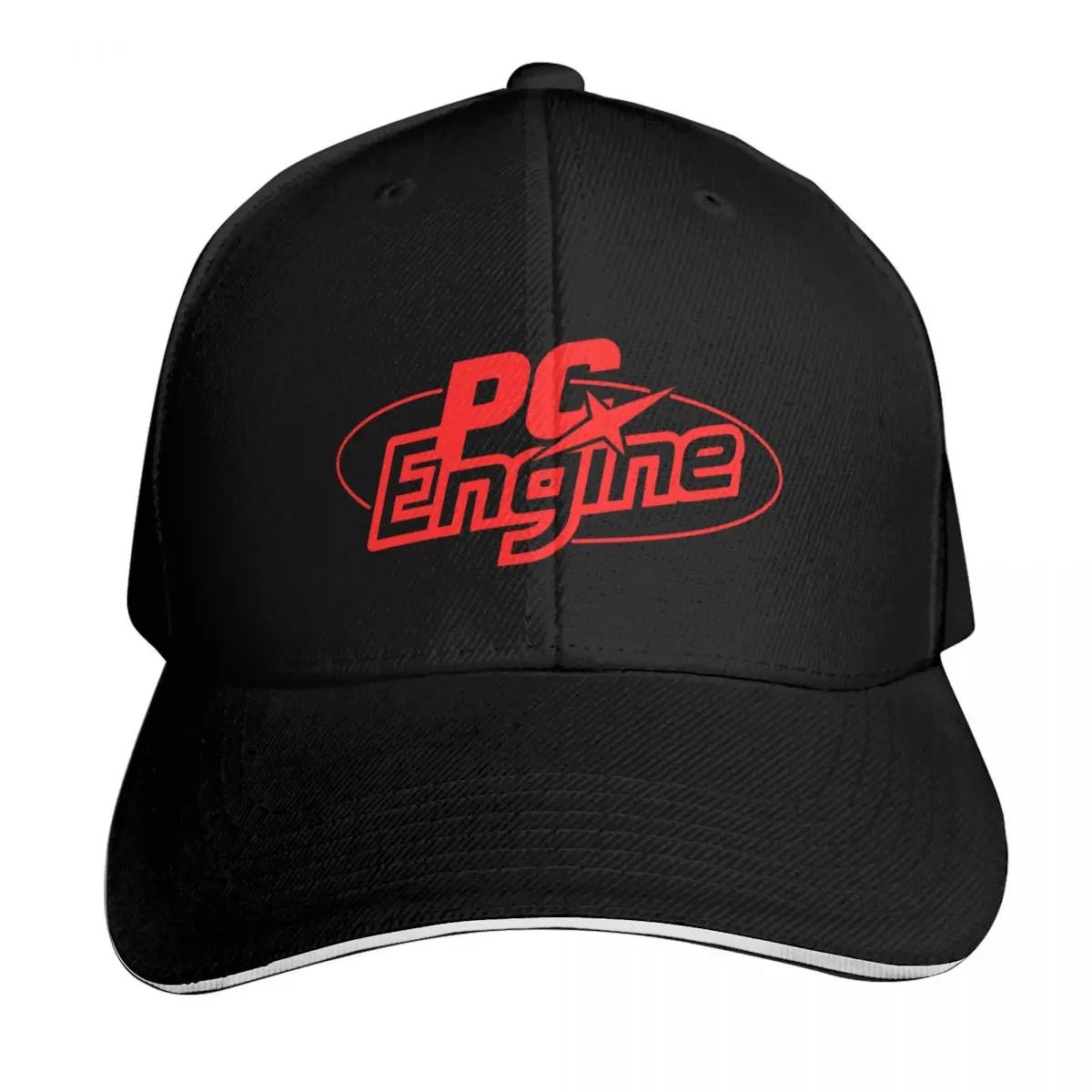 PC Engine logo Baseball Cap Streetwear Hip Hop Trendy Vintage Retro Embroidered Lightweight Packable