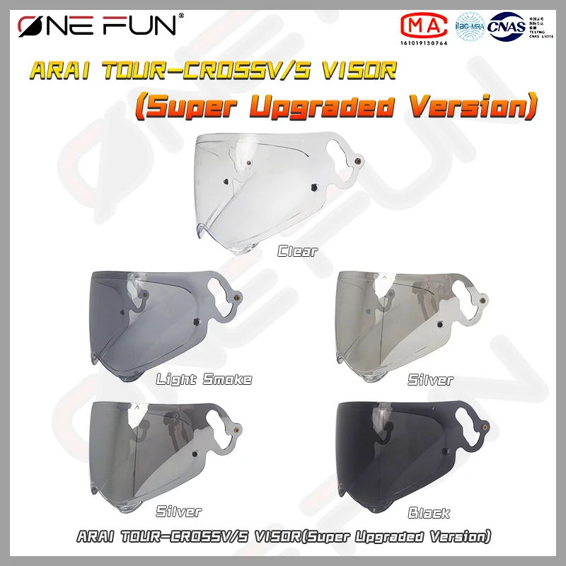 For TOUR CROSS V5 Helmet Photochromic Visor Motorcycle Sunshield Anti-Fog Day Night Auto Tinted Lens Adventure Touring For Arai