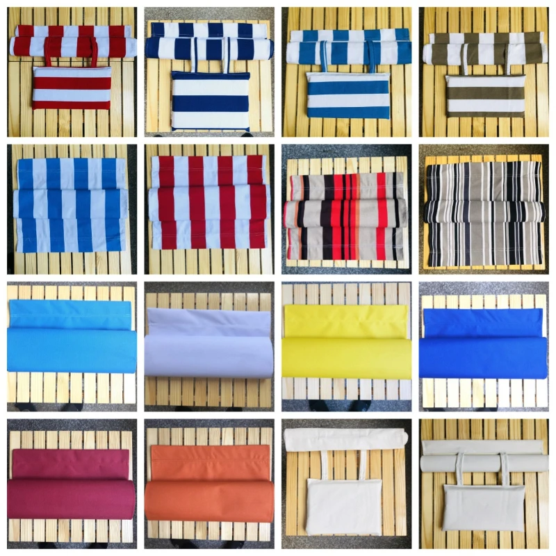 Waterproof Beach Chair Cover Beach Lounger Replacement Cloth Cover Folding Deck Chair Seat Covers Polyester Fabric