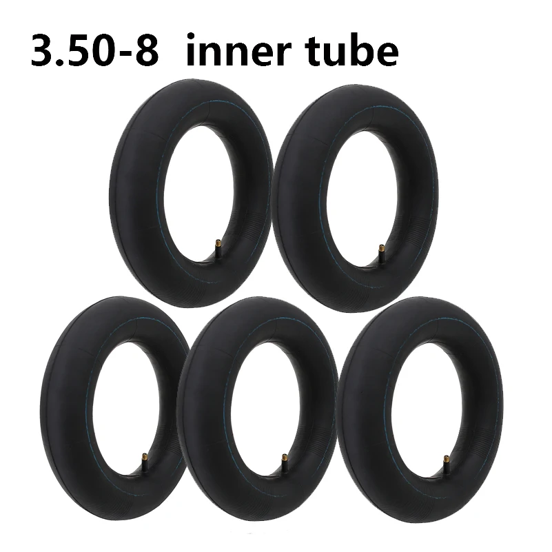 Inner Tube 3.50-8 Inner Tires for Wheelbarrow Trolley Dolly Lawn Mover Go Kart Replacement Tire 8' Straight/Bend Valve