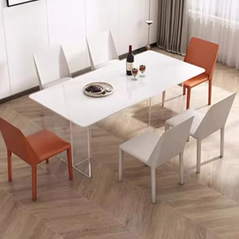 

Apartmen Modern Dining Tables White Italian Free Shipping Entryway Coffee Tables Small Restaurant Mesas De Comedor Furnitures