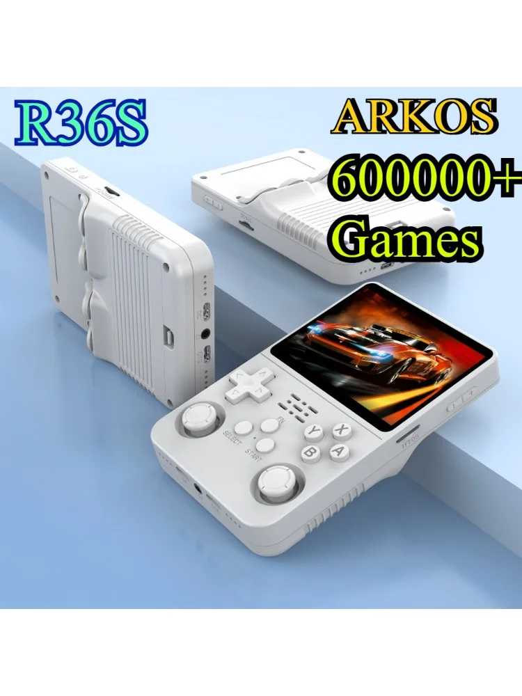 BOYHOM 256G Open Source R36S Retro Game Console - 3,5 inch IPS Draagbare Linux ARKOS Handheld |   Beste gaming cadeau (64GB/128GB opties) - afbeelding 2