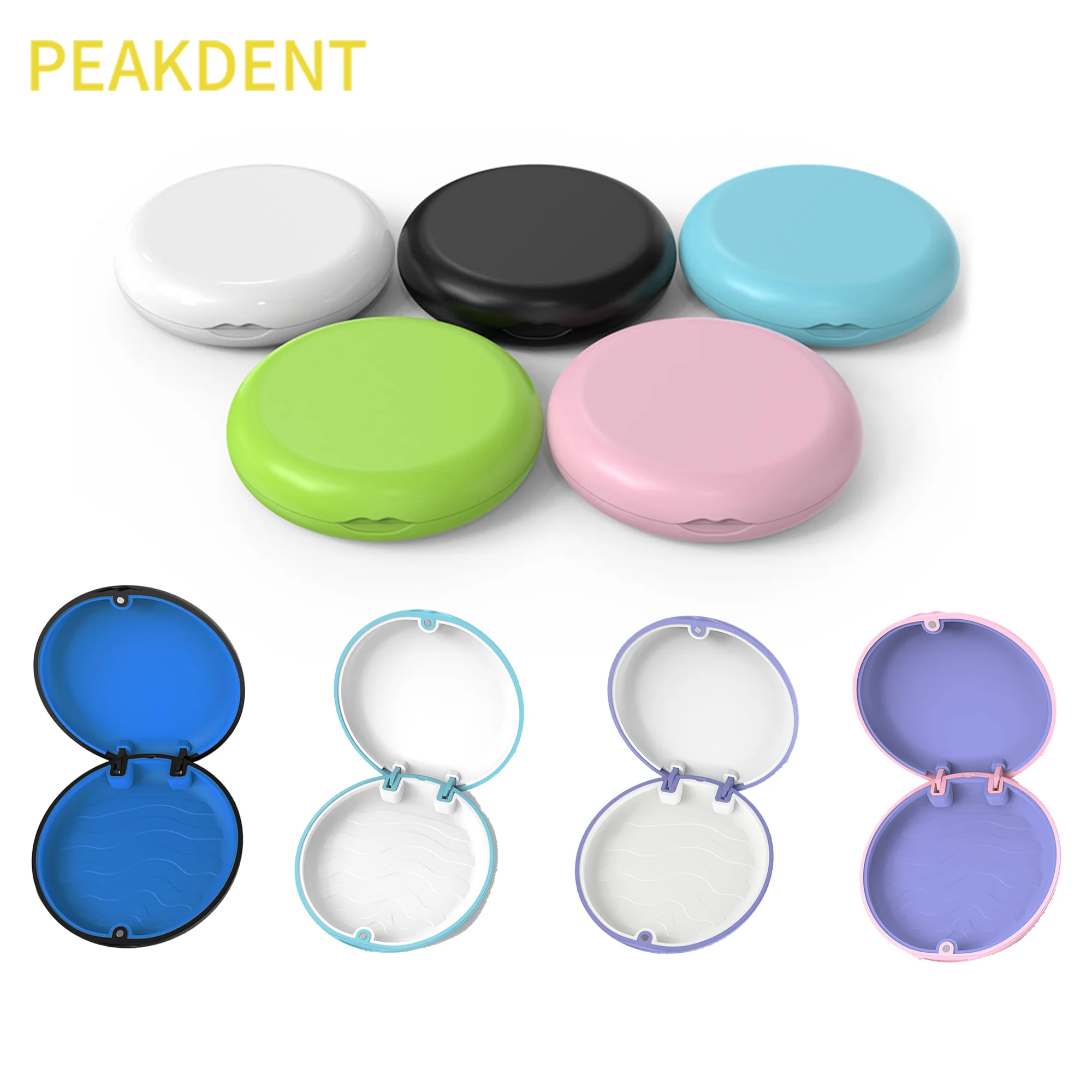 1Pc Braces Orthodontic Case Dental Retainer Box  Magnetic Portable Fake Teeth Box Mouth Guard Container For Teeth Travel 