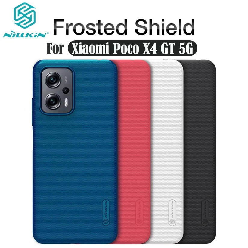 For Xiaomi Poco X4 GT 5G Case NILLKIN Super Frosted Shield Case Hard PC Luxuly Protection Back Cover For Xiaomi Poco X4GT 5G