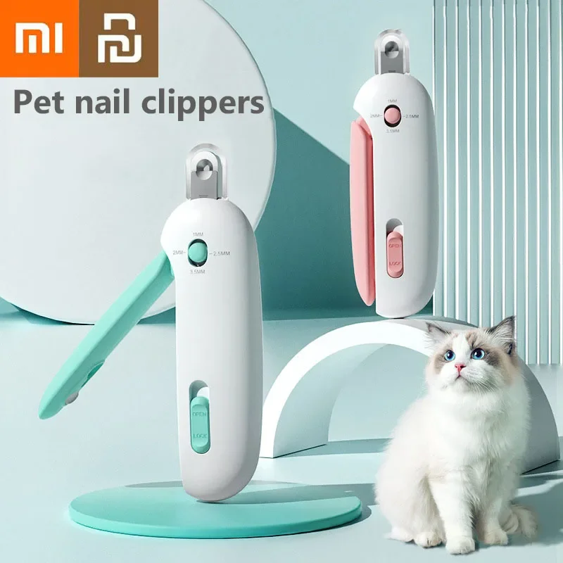 Xiaomi Youpin Pet Nail Clippers With Nail File Claw Scissor Avoid Over Cutting For Dog Cat Paw Nail Trimmer Pet  Grooming Supply