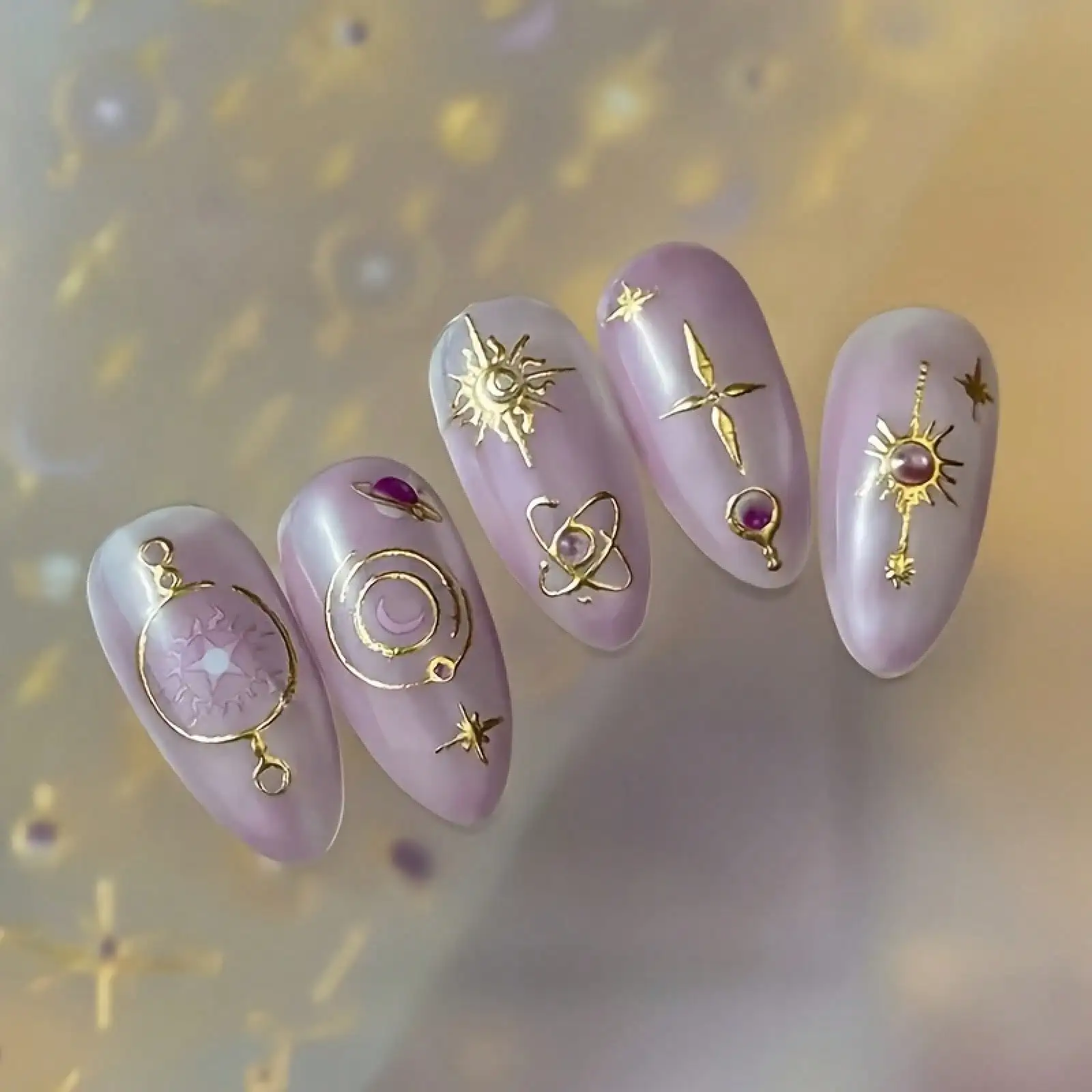 

A Starry Moon nail sticker, nail accessories, decorative nail sticker, disposable self-adhesive nail sticker