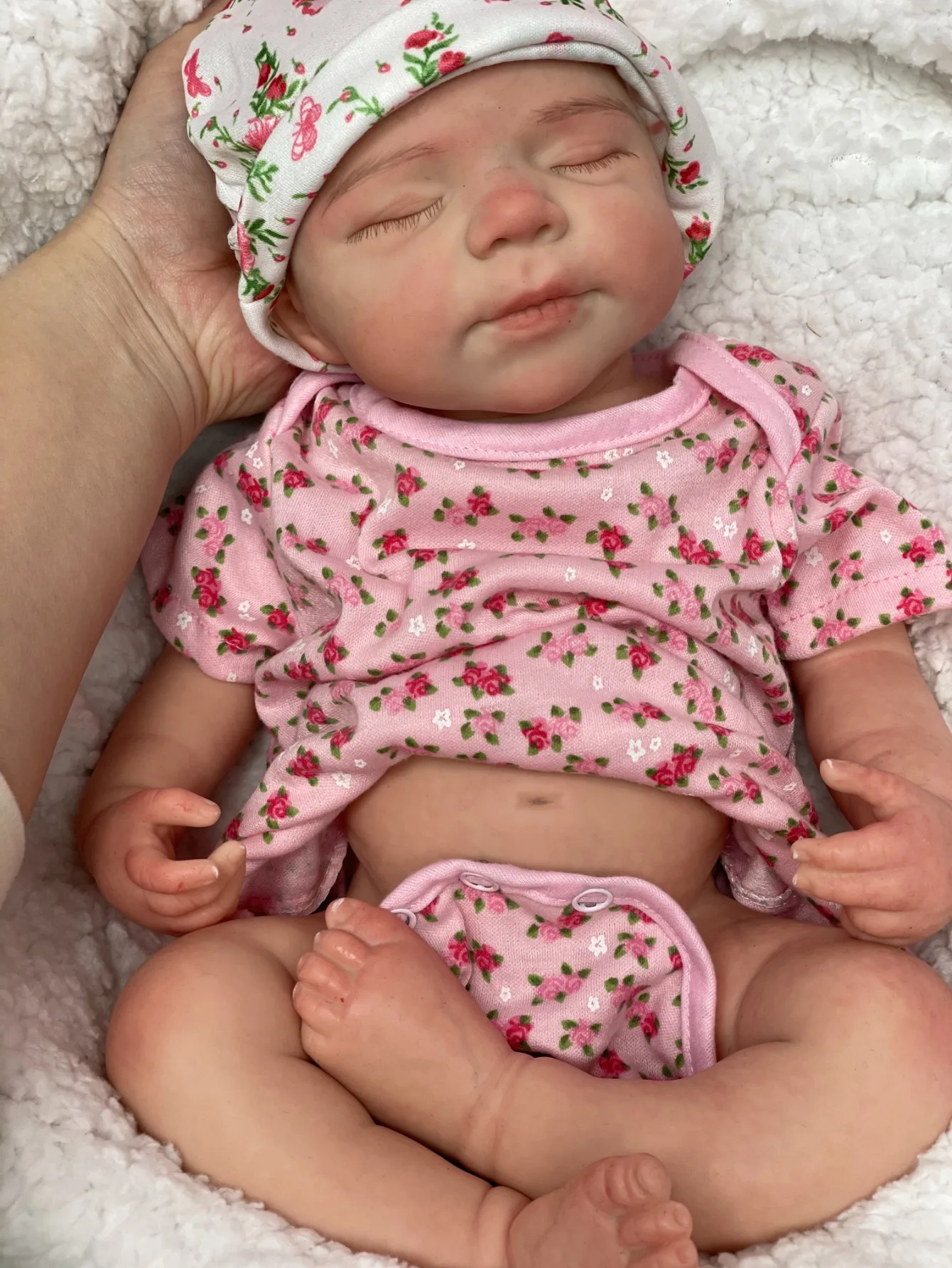 Handmade 18 - Inch Pascale Doll Full Body Soft Solid Silicone Lifelike Newborn Baby Bebe Reborn Doll