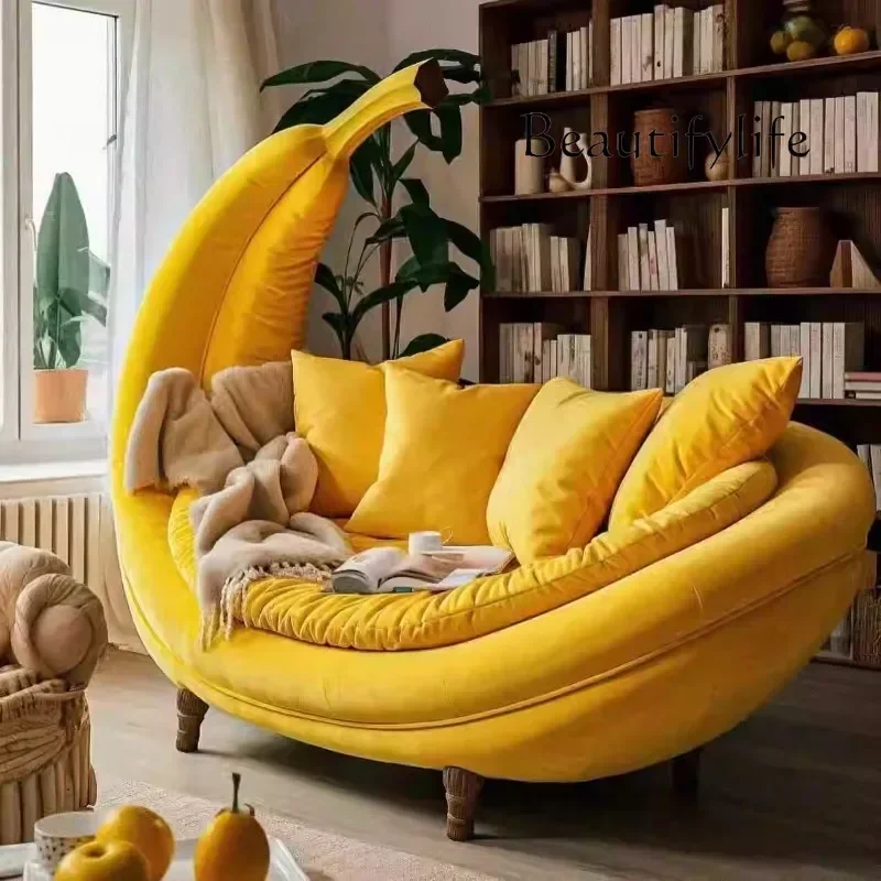 A44 YFruit Sofa Chair Banana Sofa Double Bedroom, Modern Clothing Store Hotel Designer Watermelon Sofa