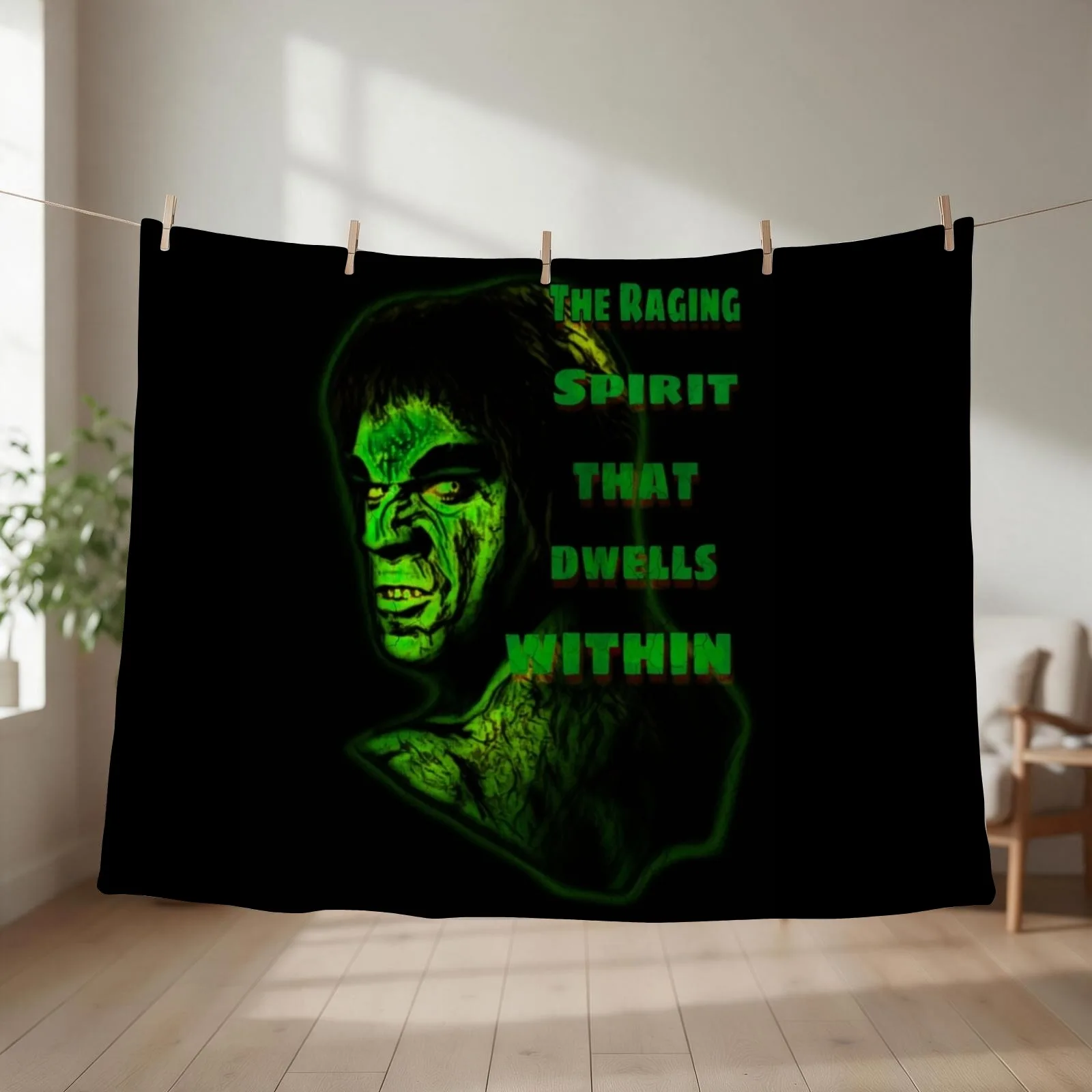 The Raging Spirit Throw Blanket couch cozy soft plush fuzzy picnic outdoor blanket
