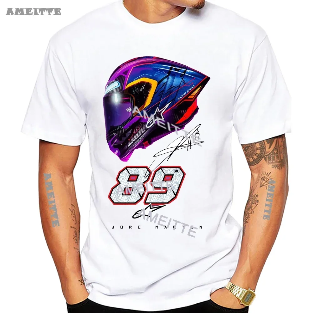 Jorge Martinator 89 GP Race 2025 New Legend Riding T-Shirt Men Short Sleeve Hip Hop Boy Casual Tops Mans Motorcycle Sport Tees