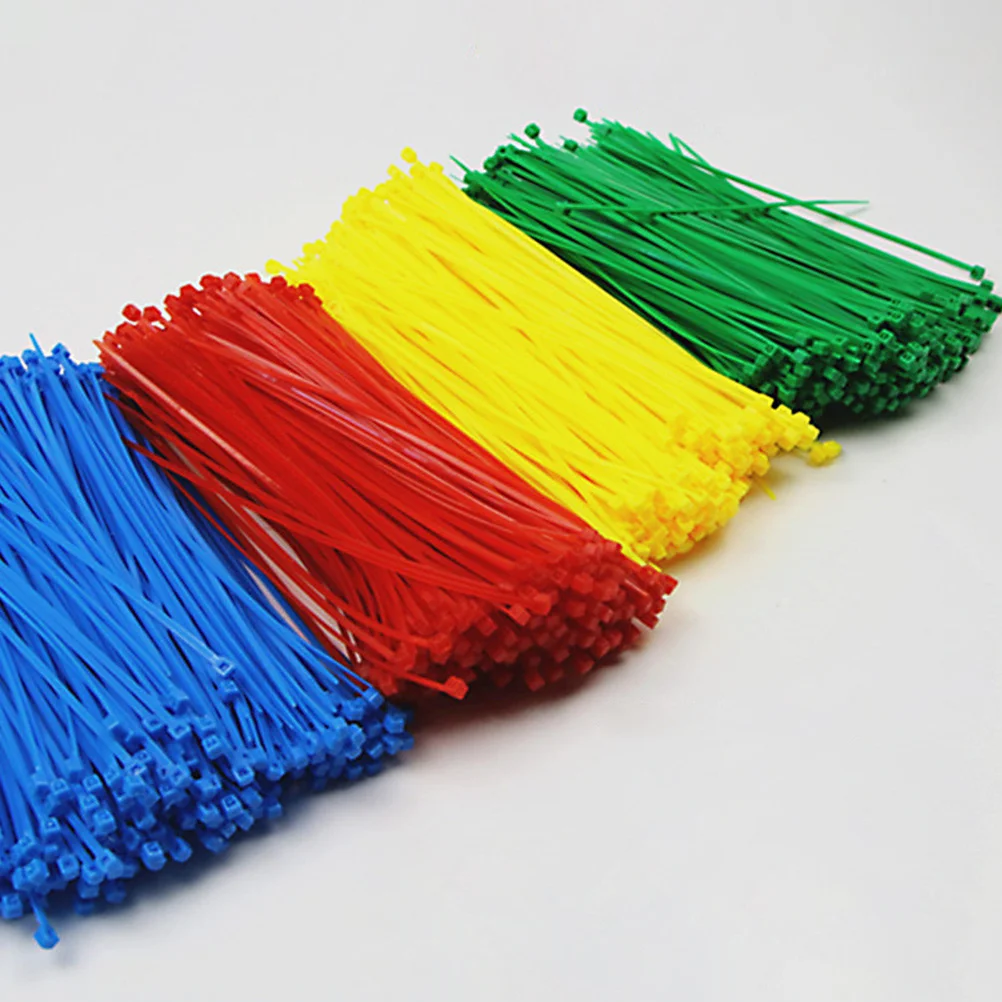 

1000Pcs Nylon Cable Ties Self-Locking Wire Ties for Securing Cables Wires Vines in Tight Spaces Blue Strong Nylon Cable Tie