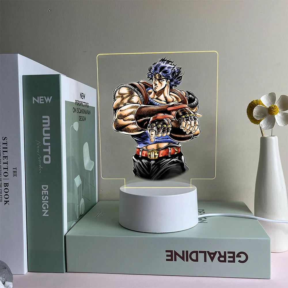 JoJo\'s Bizarre Adventure 3d Illusion Night Lamp Room Decor Birthday Gift anime Acrylic Light