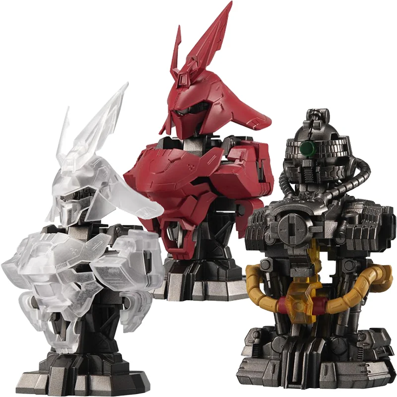 

Bandai Original Gundam Gashapon Toys MS Mechanical Bust 07 MSN-04 Sazabi Anime Action Figure Toys For Boys Girls Children Gifts