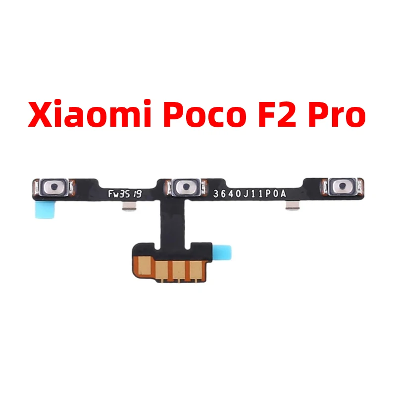 For Xiaomi F2 Pro Power ON OFF Volume Camera Key Button Switch Flex Cable Replacement